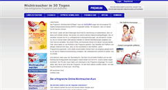Desktop Screenshot of nichtraucherin30tagen.de